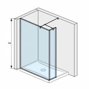JIKA Кабина душевая  H267428 Cubito Pure