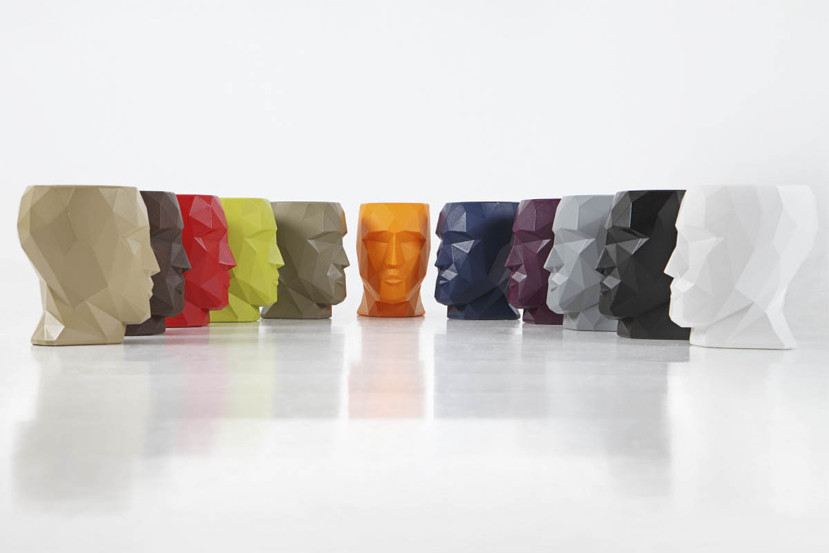 070285 Кашпо матовое бронзовое 42см Vondom Adan - Вид №2