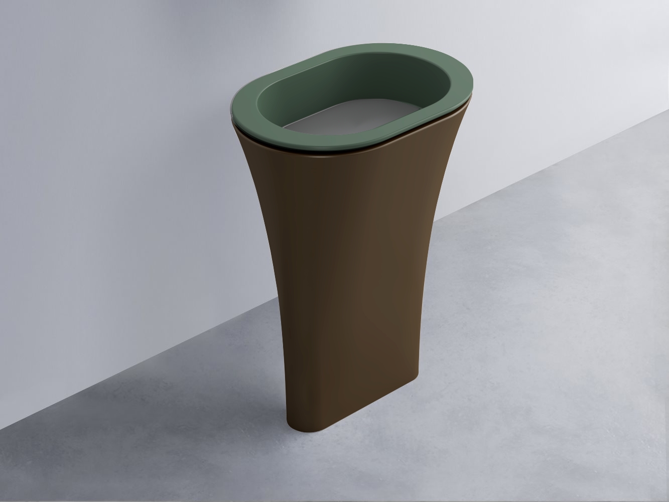AMLA65-MU+AMPILO-CM+AMCOLO-CA Раковина Amedeo Ovale отдельностоящая cielo Enjoy + Amedeo Ceramica Cielo