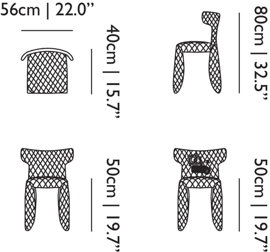moooi Мягкое кресло из экокожи Monster sun-id-1410384 - Вид №7