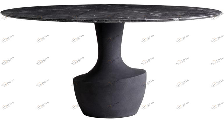 Potocco Стол из мрамора с кварцевой основой, покрытой смолой Anfora 897/t