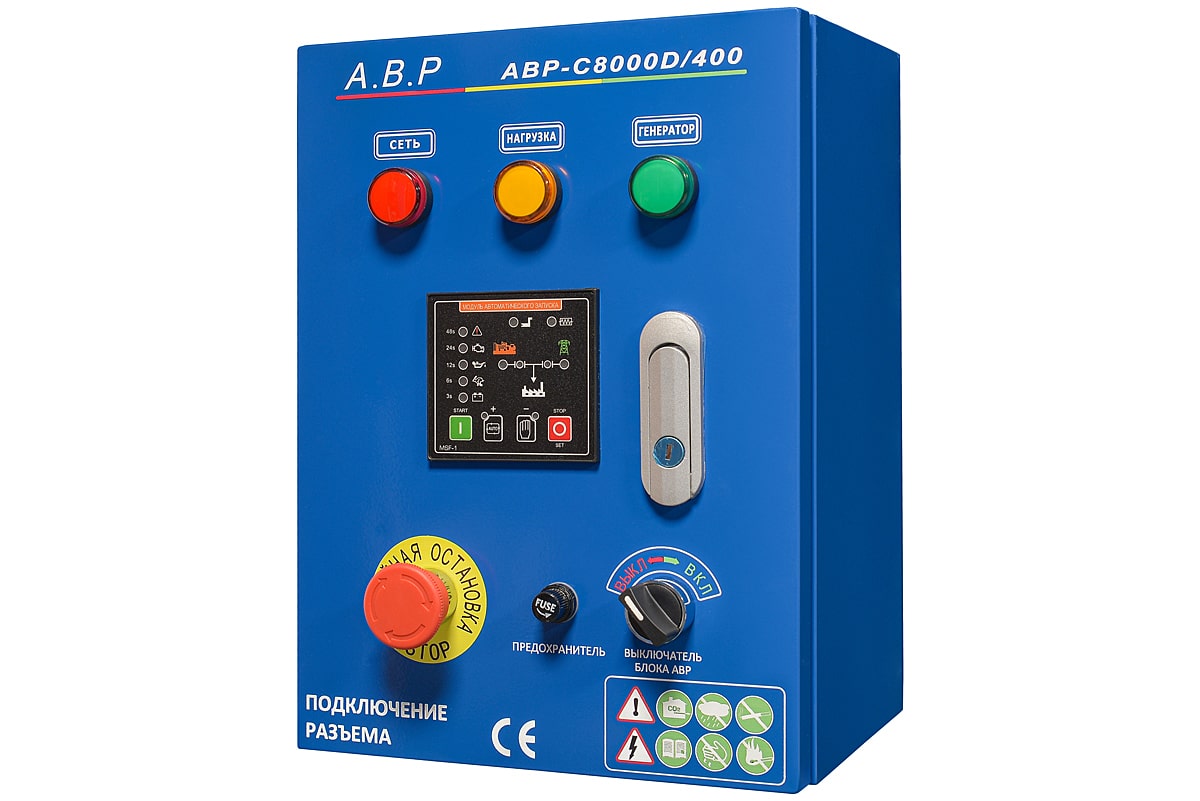 Блок автозапуска электрогенератора ТСС АВР-С 8000D/400 9130731 STDN-0112746 - Вид №1