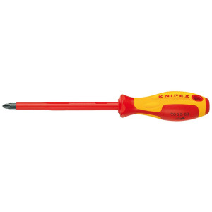 90841816 Отвертка крестовая диэлектрическая KN-982500 PZ0x60 мм STLM-0408340 KNIPEX