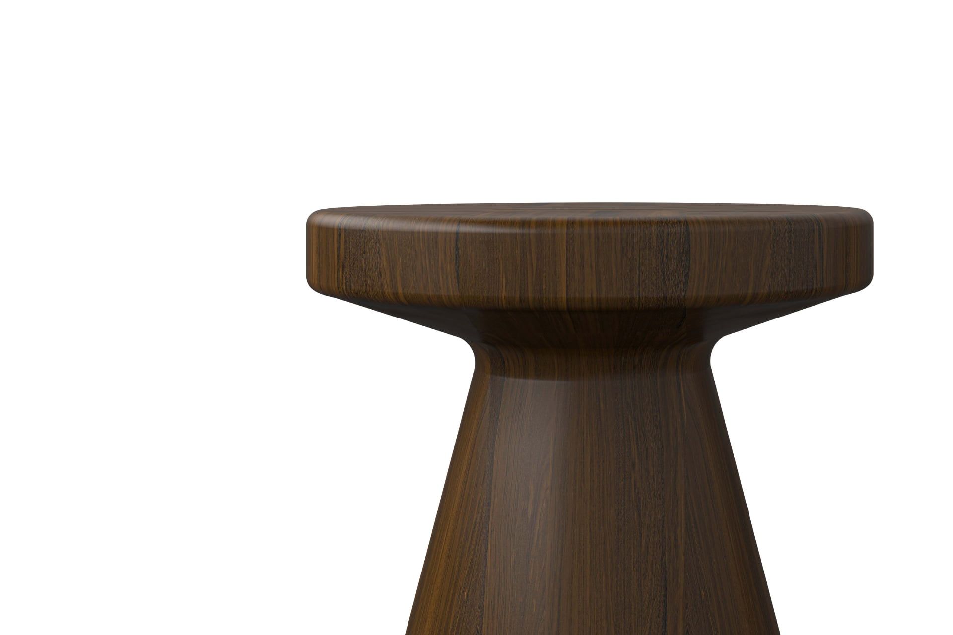 Круглый журнальный столик из красного дерева Exteta Zen Line ARCH-00035883 - Вид №4