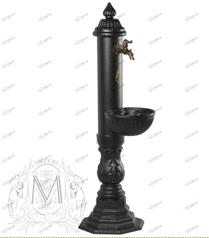 Фонтан с краном MIGLIORE Artistica ML.ART-0150 128 см, чугун ML.ART-0150.gs