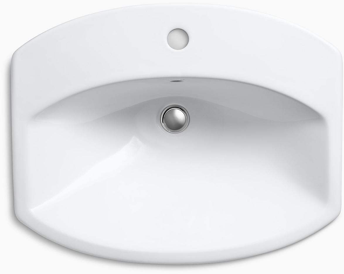 K-2351-1-96 Накладная раковина на столешницу  прямоугольная Kohler  - Вид №2