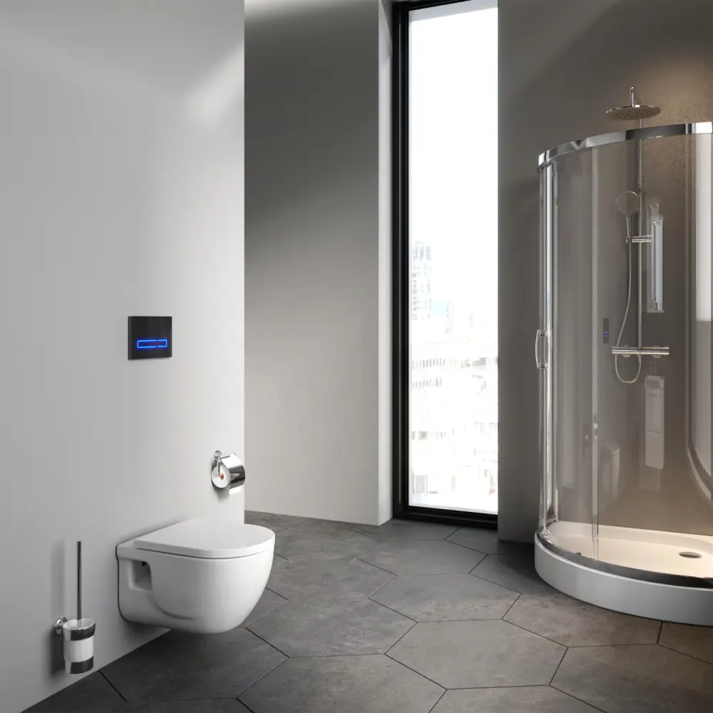 Унитаз подвесной AM.PM Like FlashClean C801701SC безободковый с сиденьем микролифт STLM-2168275 - Вид №9