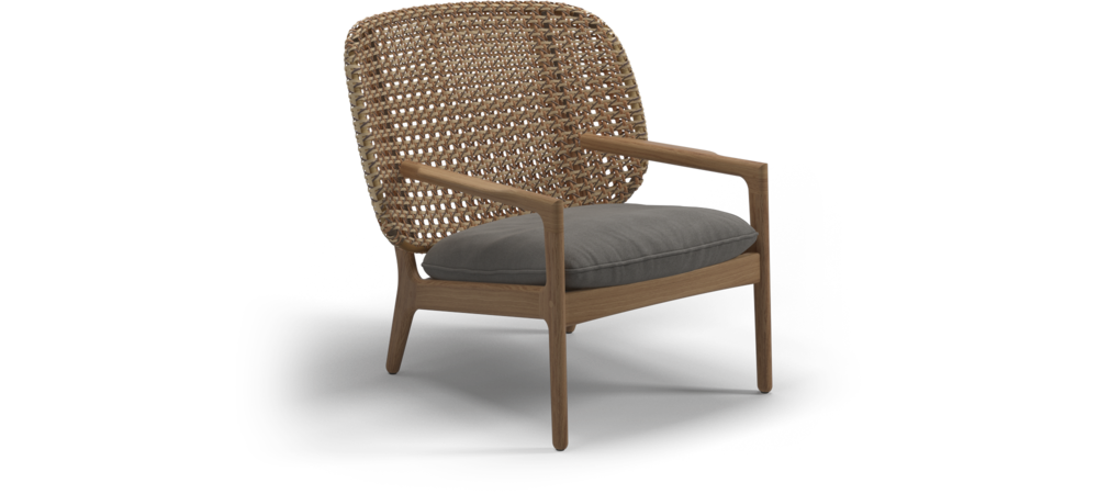 Kay Low Back Lounge Chair  Gloster Сидение Kay