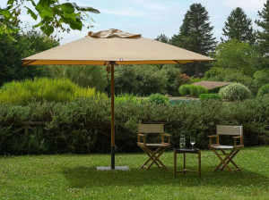 Прямоугольный зонт из ясеня