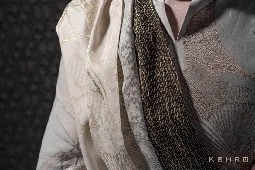 KOHRO Моющаяся хлопковая ткань A gong on the river K0064734  - Вид №6