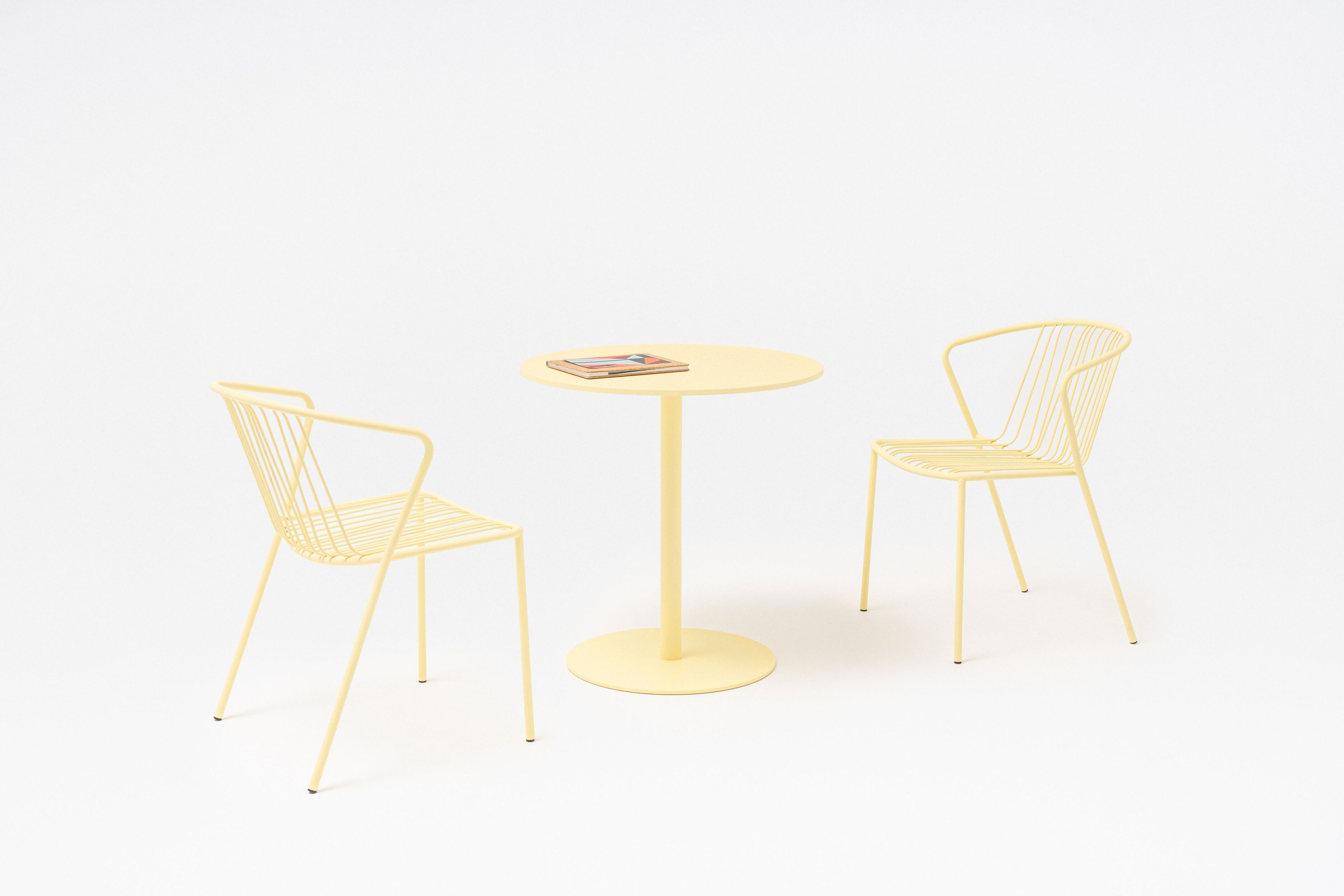 Круглый журнальный столик из оцинкованной стали MDD BOLT ARCH-00046129 - Вид №6