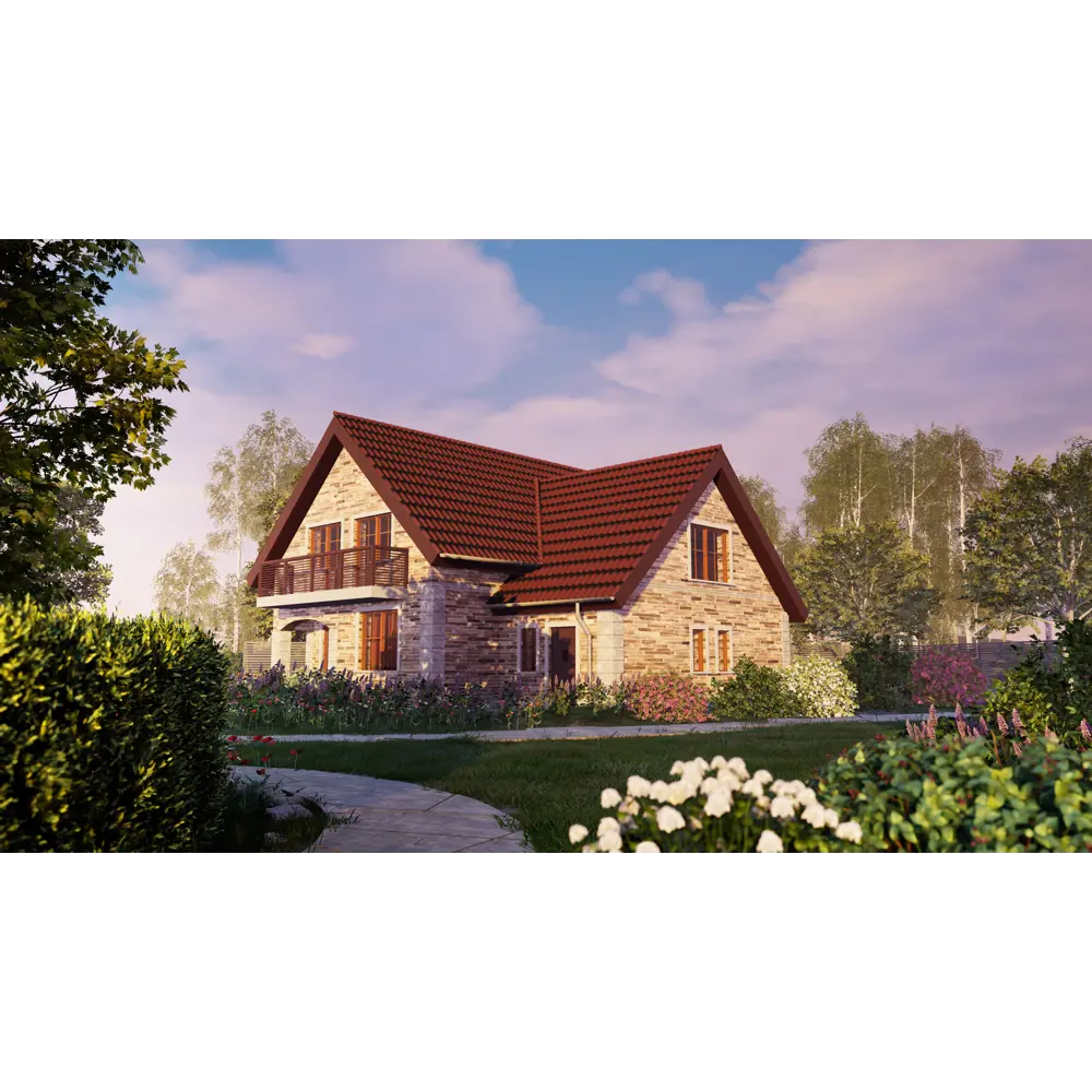 Черепица Ондулин DIY 3x820х1950 мм красный ONDULINE STLM-2032763 - Вид №6