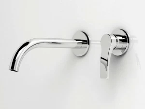 ABOUTWATER Смеситель для умывальника настенный на 2 отверстия Al/23