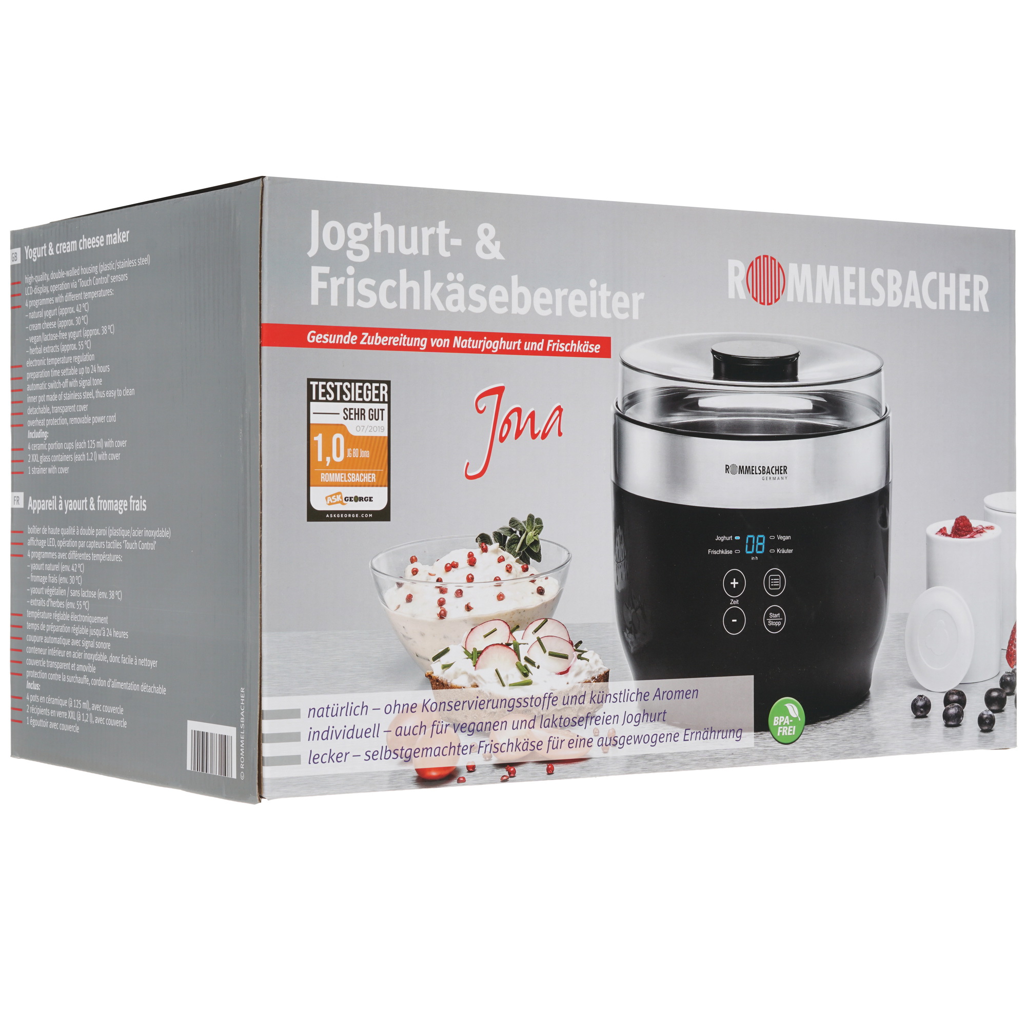 8167948 Йогуртница Rommelsbacher JG 80 черный STDN-0083968 - Вид №8