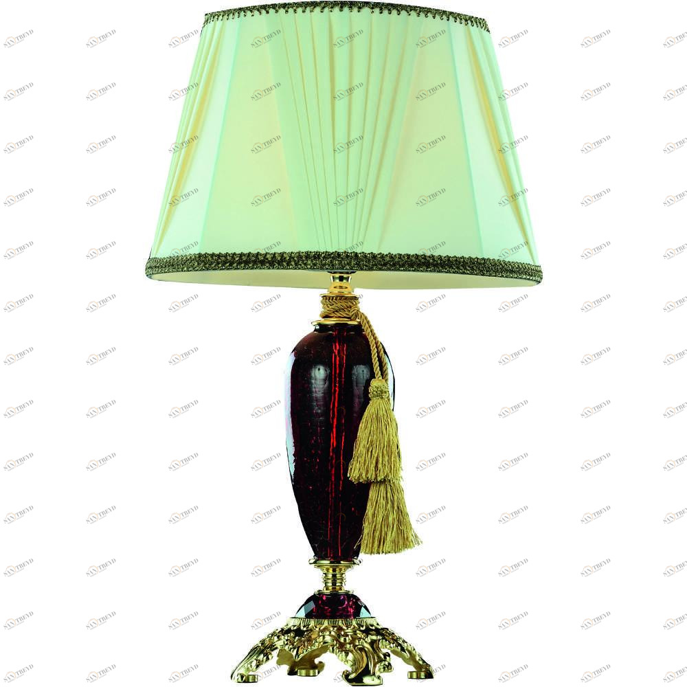 Настольная лампа Divinare Simona 5125/10 TL-1 DIVINARE ВАЗА 080485 Зеленый;красный 