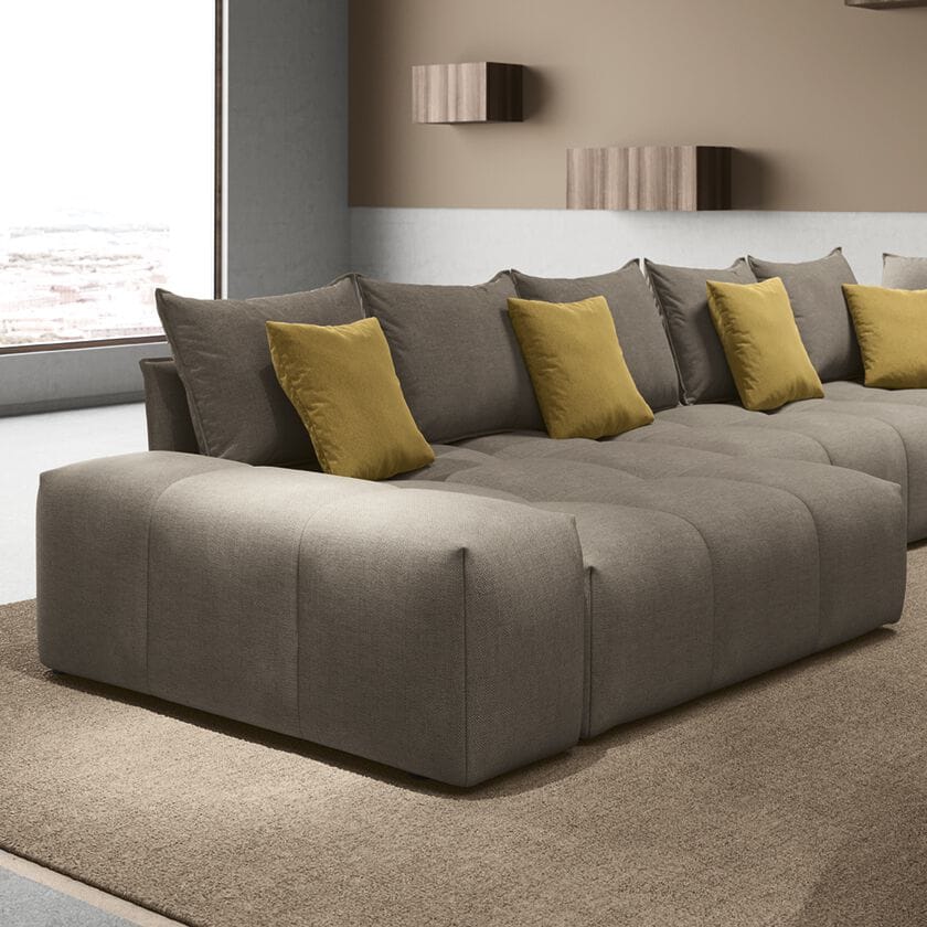 Модульный тканевый диван Febal Casa подпись ARCH-00035877 - Вид №4