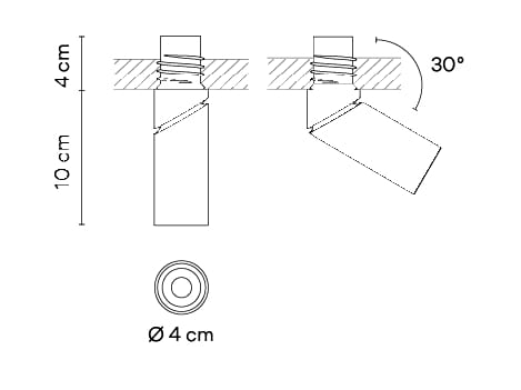 Алюминиевый утопленный прожектор Vibia Bind Solo ARCH-00151608 - Вид №5