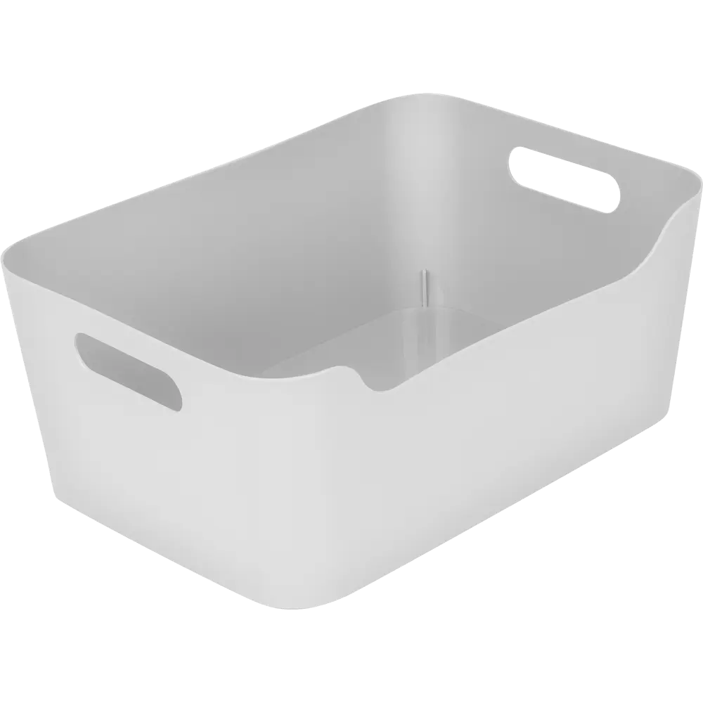 Комплект корзин Scandi 34x14x24 см пластик без крышки цвет белый 3 шт БЫТПЛАСТ Эконова STLM-2126348 - Вид №1