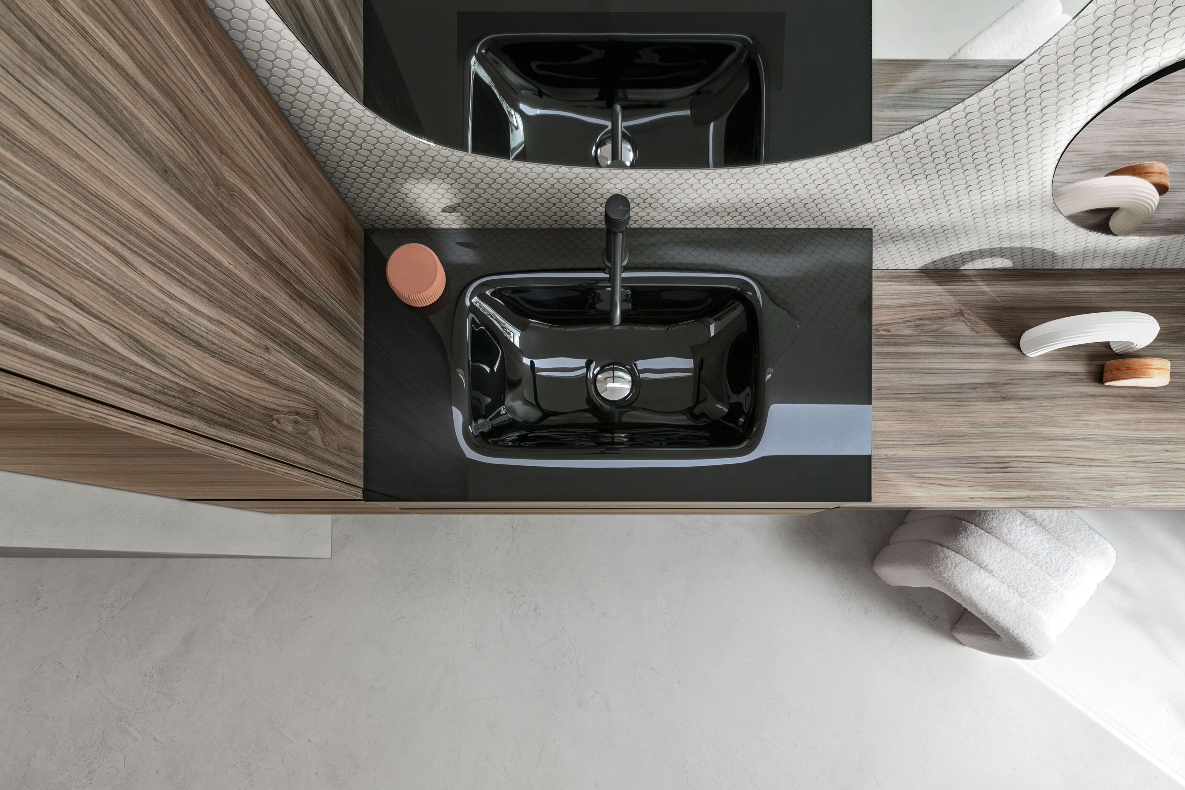 Термо текстурированный подвесной умывальник ARBLU Dress System ARCH-00035104 - Вид №4