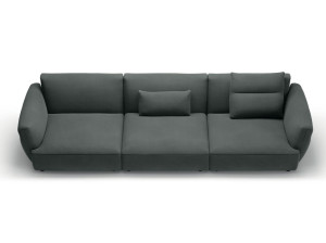 3-местный тканевый диван