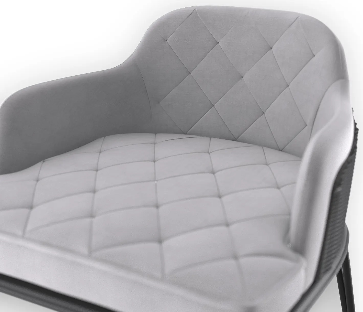 Серый барный стул LUXXU Charla 293 - Вид №1