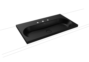 Умывальник KALDEWEI Сталь эмалированная 3056 294 черный матовый 100