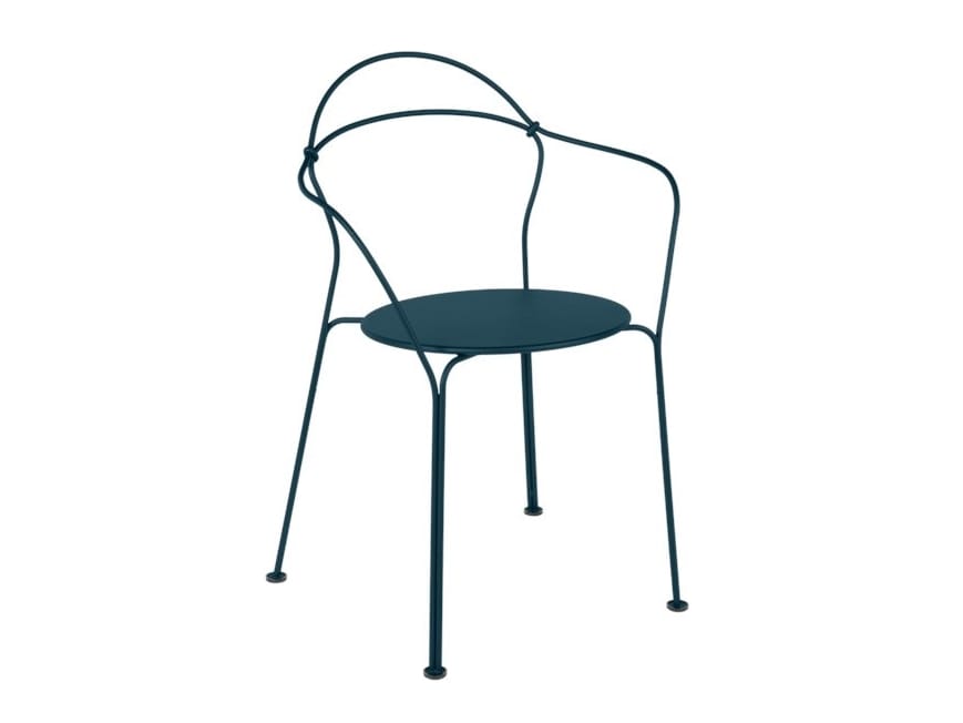 Стальной садовый стул с подлокотниками Fermob Airloop ARCH-00053231