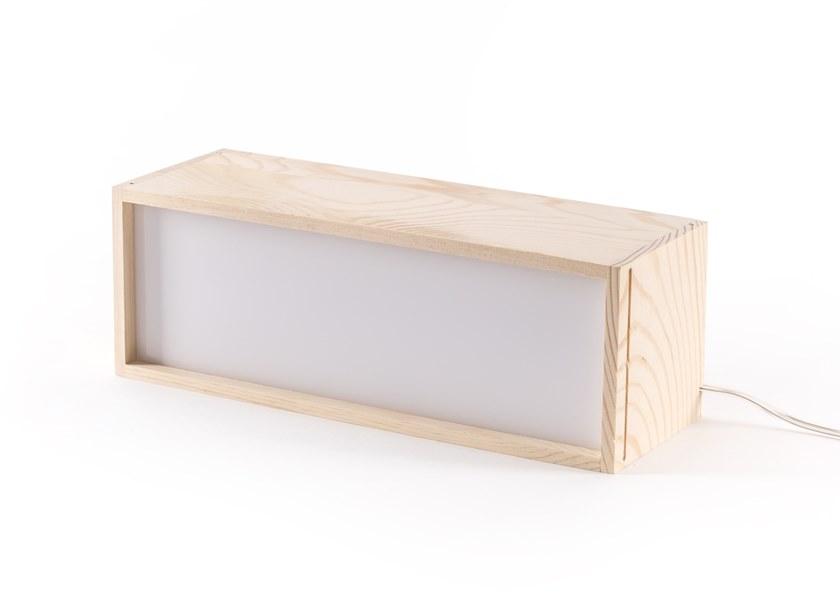 Seletti Настольная лампа из дерева Lighthink boxes sun-id-1345385 - Вид №2