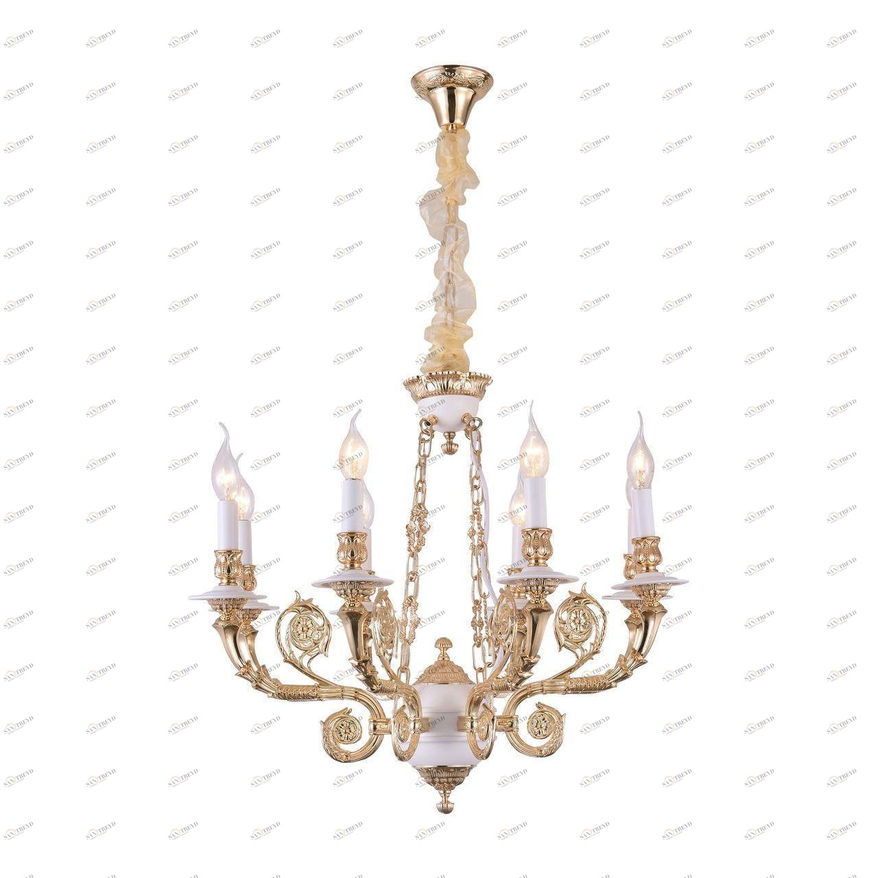 Подвесная люстра Arte Lamp A7024LM-8WG ARTE LAMP ДИЗАЙНЕРСКИЕ 187660 Золотой 