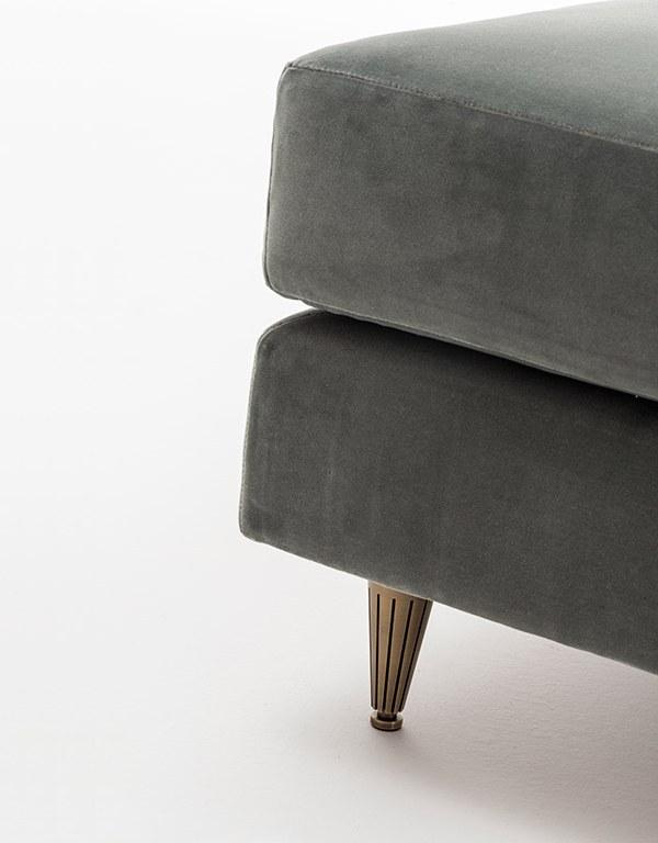 OAK Квадратный пуф из ткани Milano collection Sc5081 - Вид №2