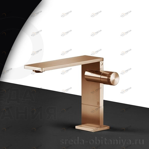 Смеситель для раковины AICO AIC2R розовое золото Radomonte