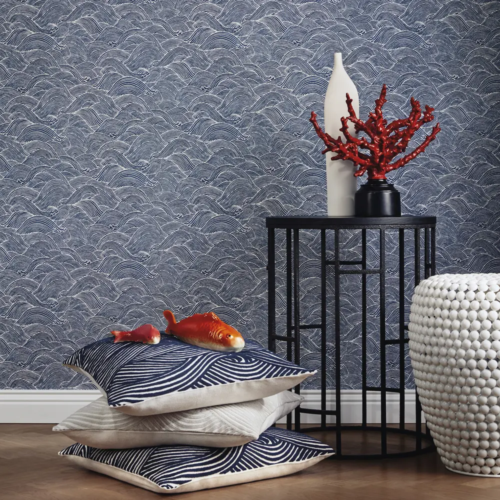 Обои флизелиновые Rasch Barbara Home Collection синие 0.53 м 527155 STLM-2199463 - Вид №2