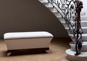 Gentry Home Melrose vanity table in solid Mahogany wood  Гавана- серебро GH100775  - Вид №1