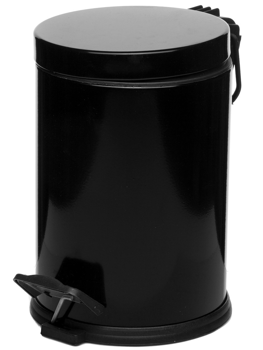 Вёдра с педалью и крышкой Aquila 3L Mini Black NAVAKO 11022
