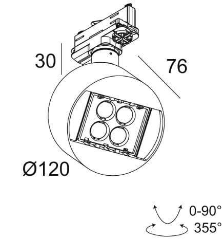 Металлическое светодиодное освещение Deltalight FRAGMA ARCH-00091121 - Вид №24