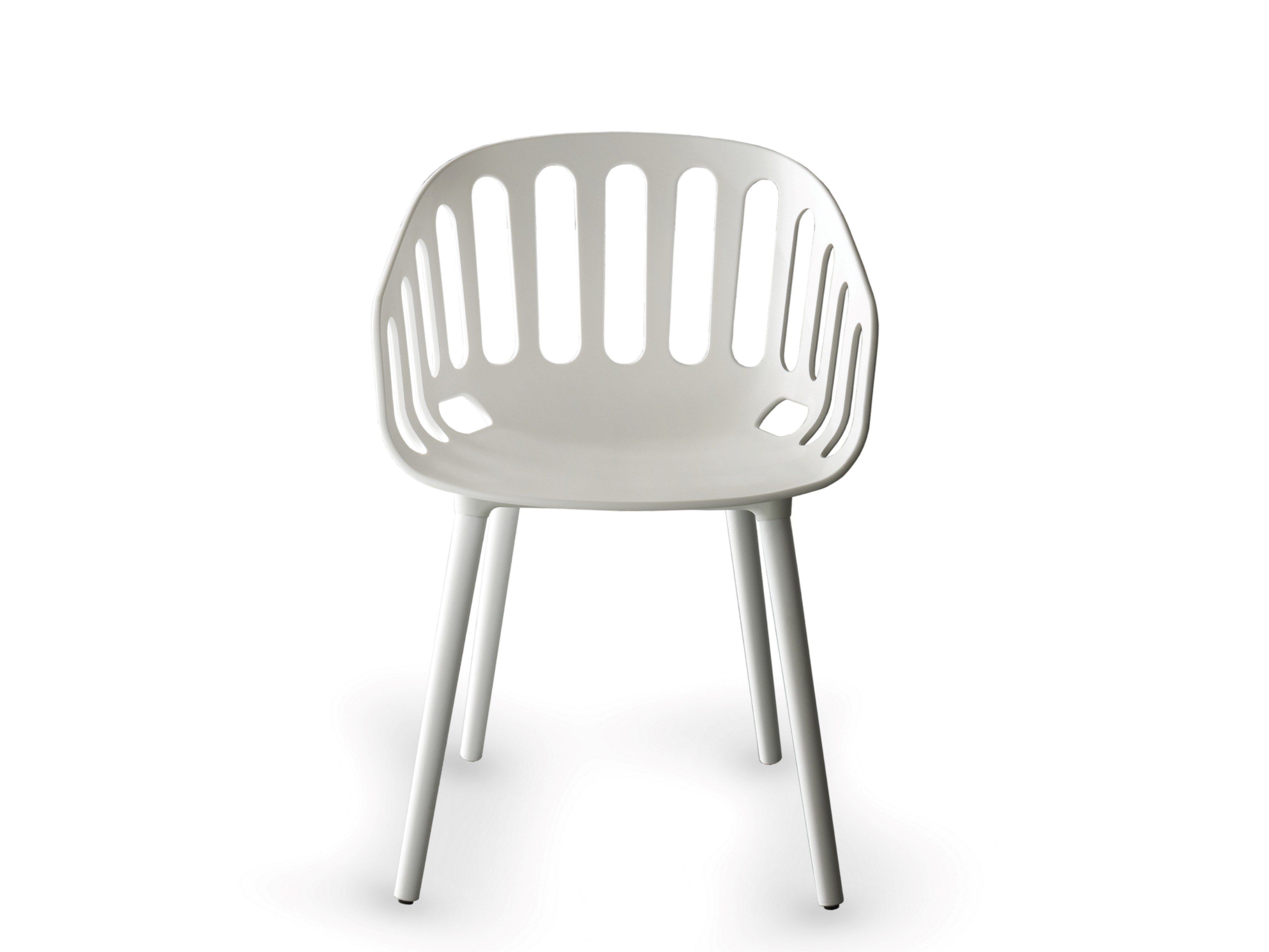 Стул из инженерного пластика с подлокотниками GABER корзина ARCH-00152748