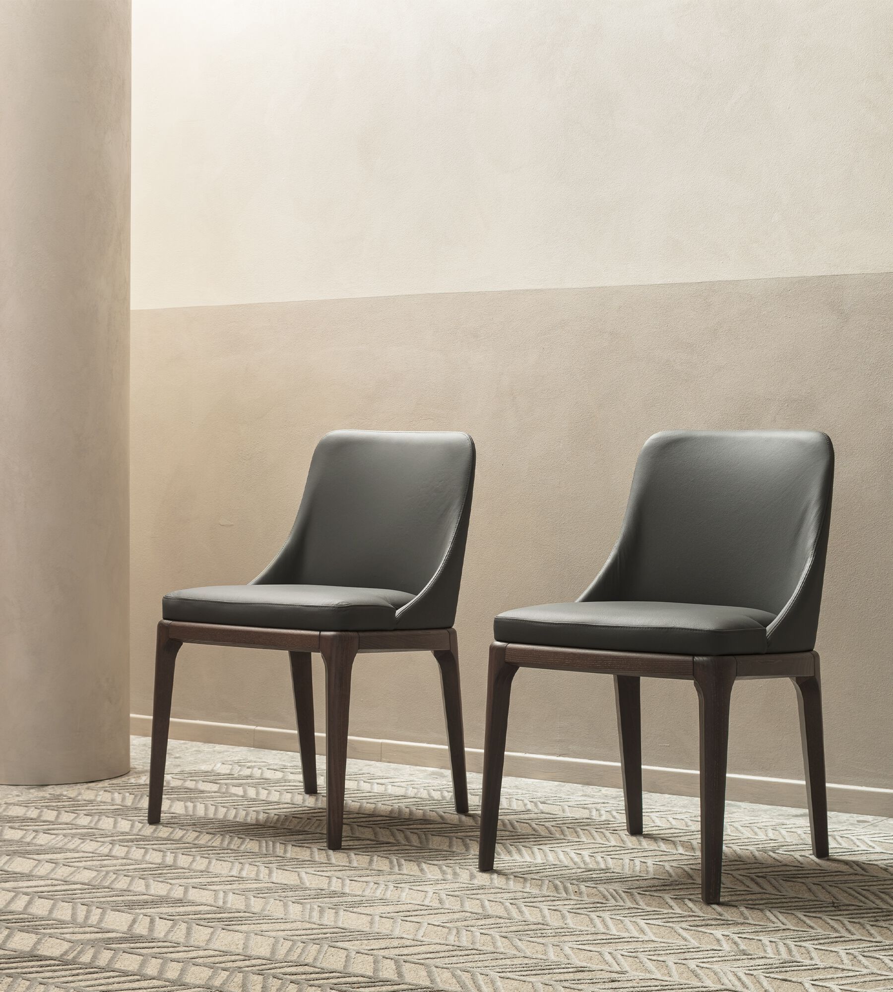 Кожаный мягкий стул Morica Design Высокая мода ARCH-00133363 - Вид №11