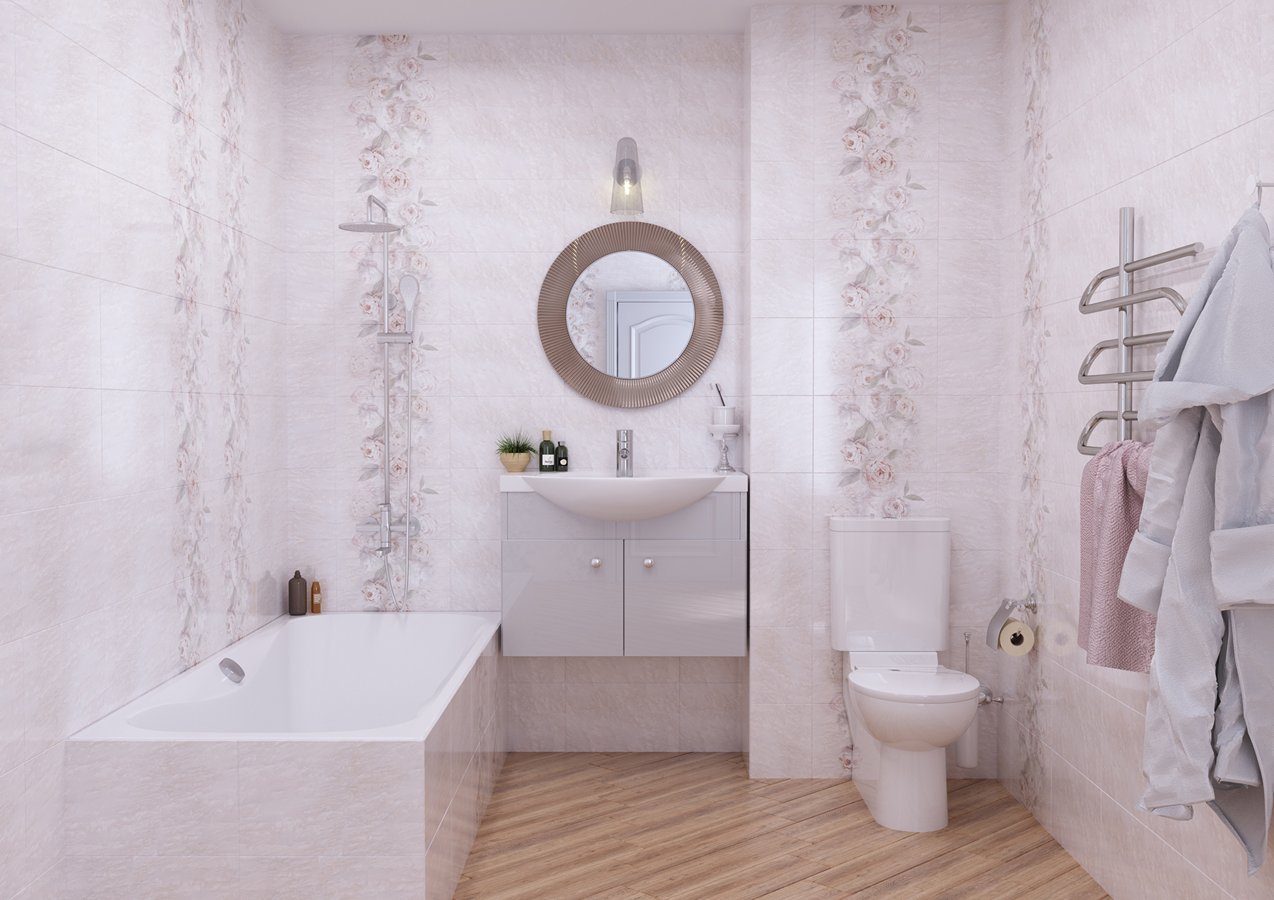 Керамическая плитка PEONIA 126871 25х40 см PiezaROSA  - Вид №2