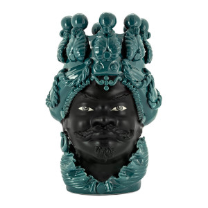 201083-96 ABHIKA ВАЗА MORO BIG MAN SIMPLY MAT TEAL