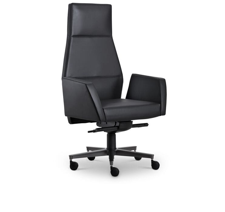 Кожаное вращающееся офисное кресло с высокой спинкой i 4 Mariani Kefa ARCH-00013206 - Вид №1