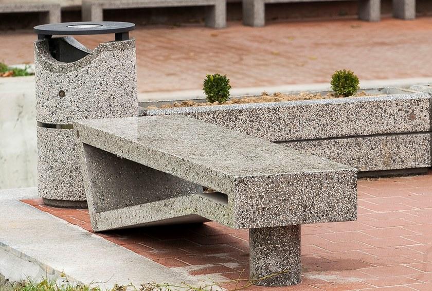 ENCHO ENCHEV - ETE Бетонная скамейка без спинки  119  - Вид №5