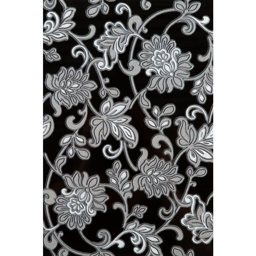 Декор «Аджанта цветы» 20х30 см цвет чёрный Kerama Marazzi STLM-2063343