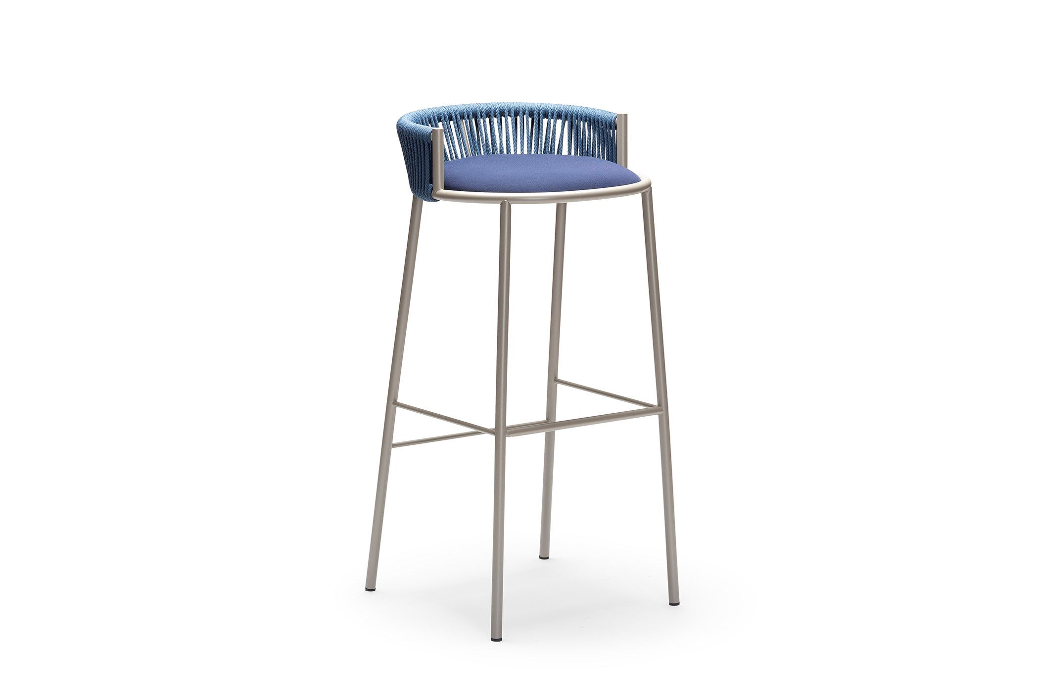 Высокий садовый стул из морской веревки CHAIRS & MORE Millie ARCH-00100866 - Вид №5