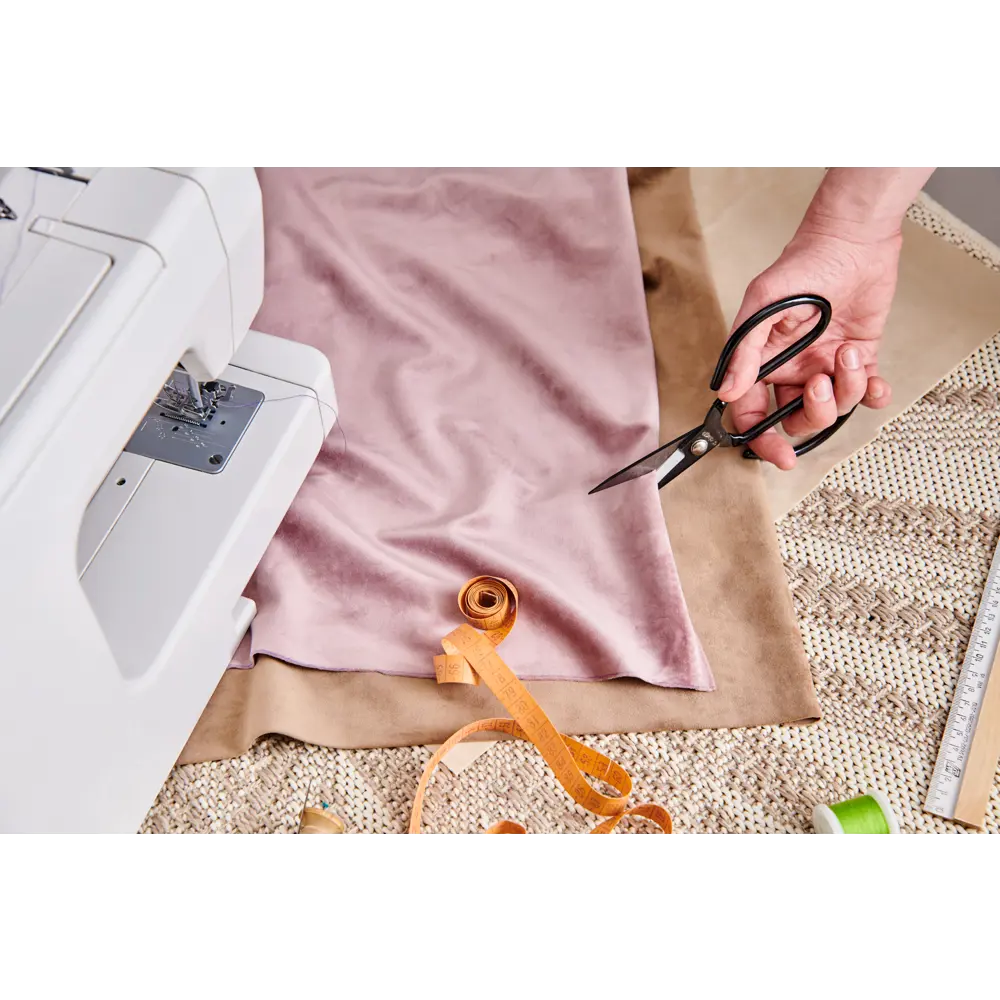 Ткань бархат 150 см цвет коричневый ТОРГОВЫЙ ДОМ ТЕКСТИЛЬ STLM-2060701 - Вид №4