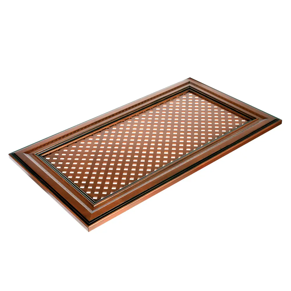 Дверь с решёткой для шкафа Delinia «Прованс» 40x70 см, массив ясеня, цвет бежевый STLM-2070773 - Вид №1