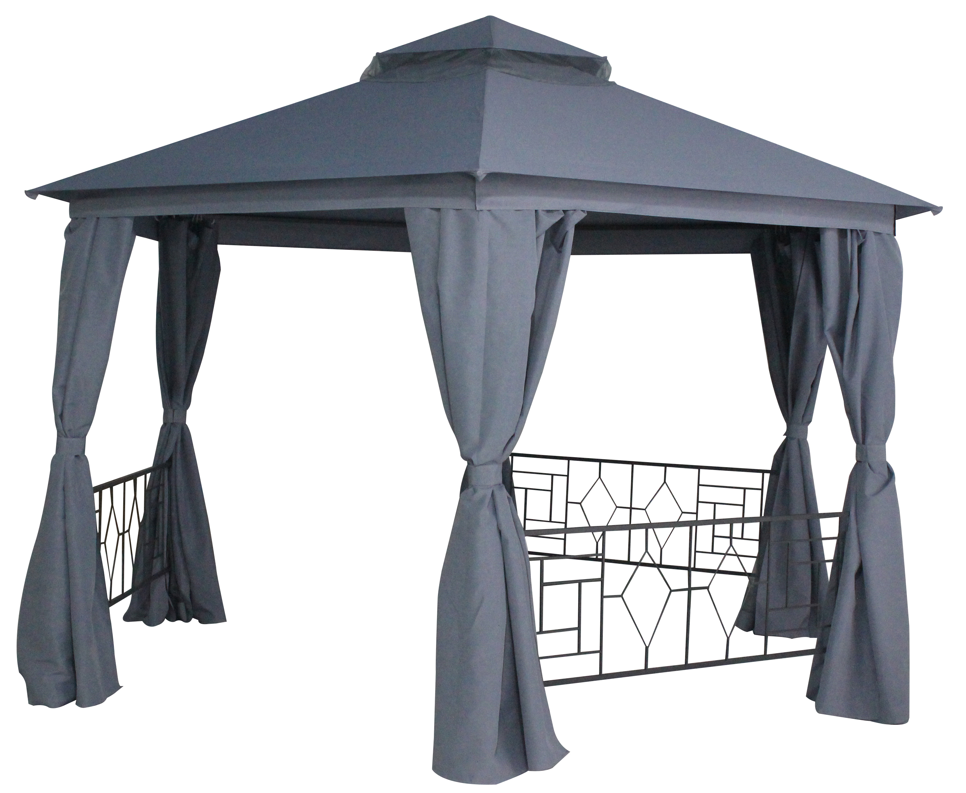 NATERIAL Шестиугольный шатер Антрацит Нью с москитной сеткой 15096560 STLM-0005436