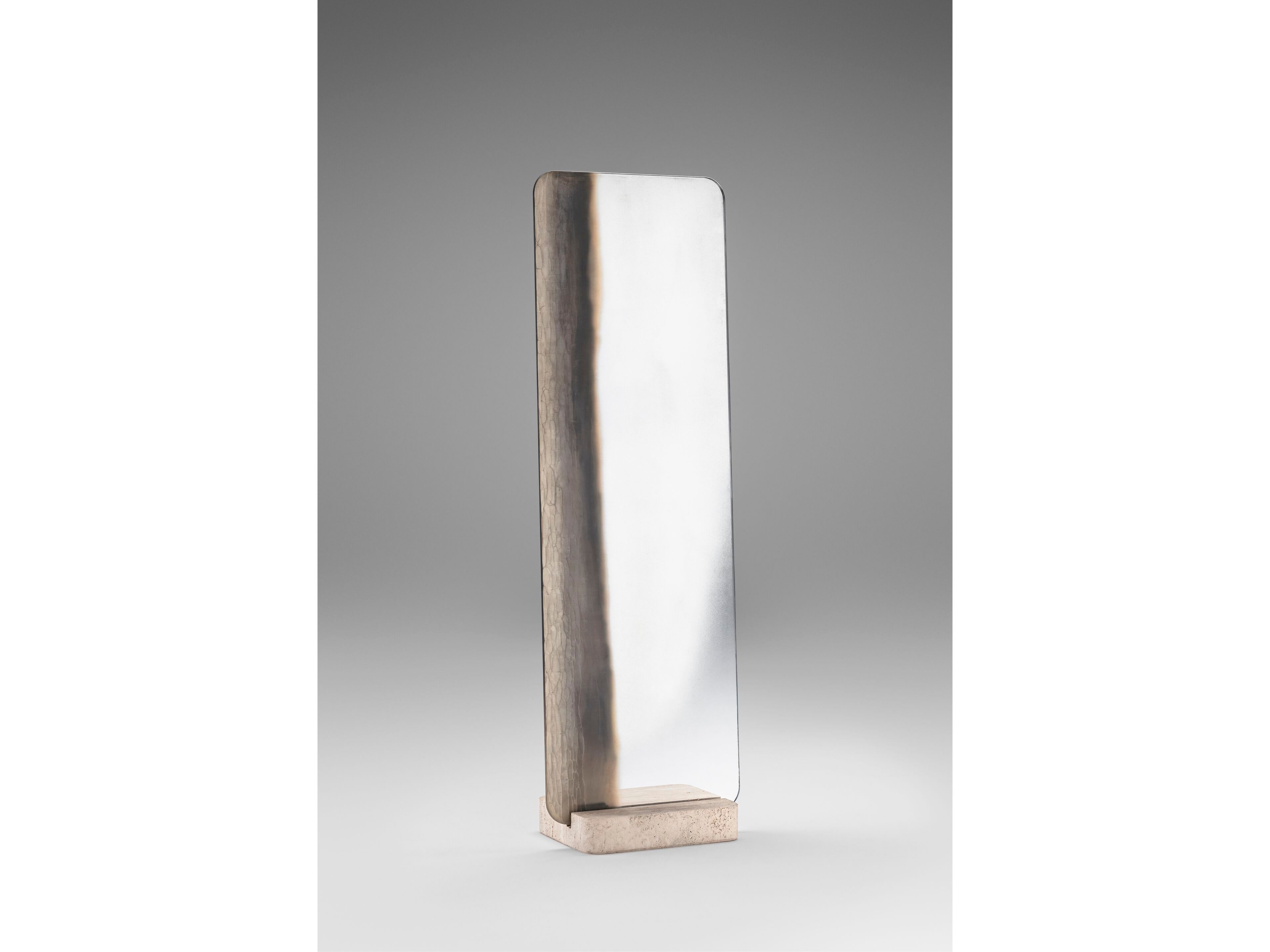Прямоугольное напольное зеркало из травертина ARTE VENEZIANA Langhe ARCH-00001635