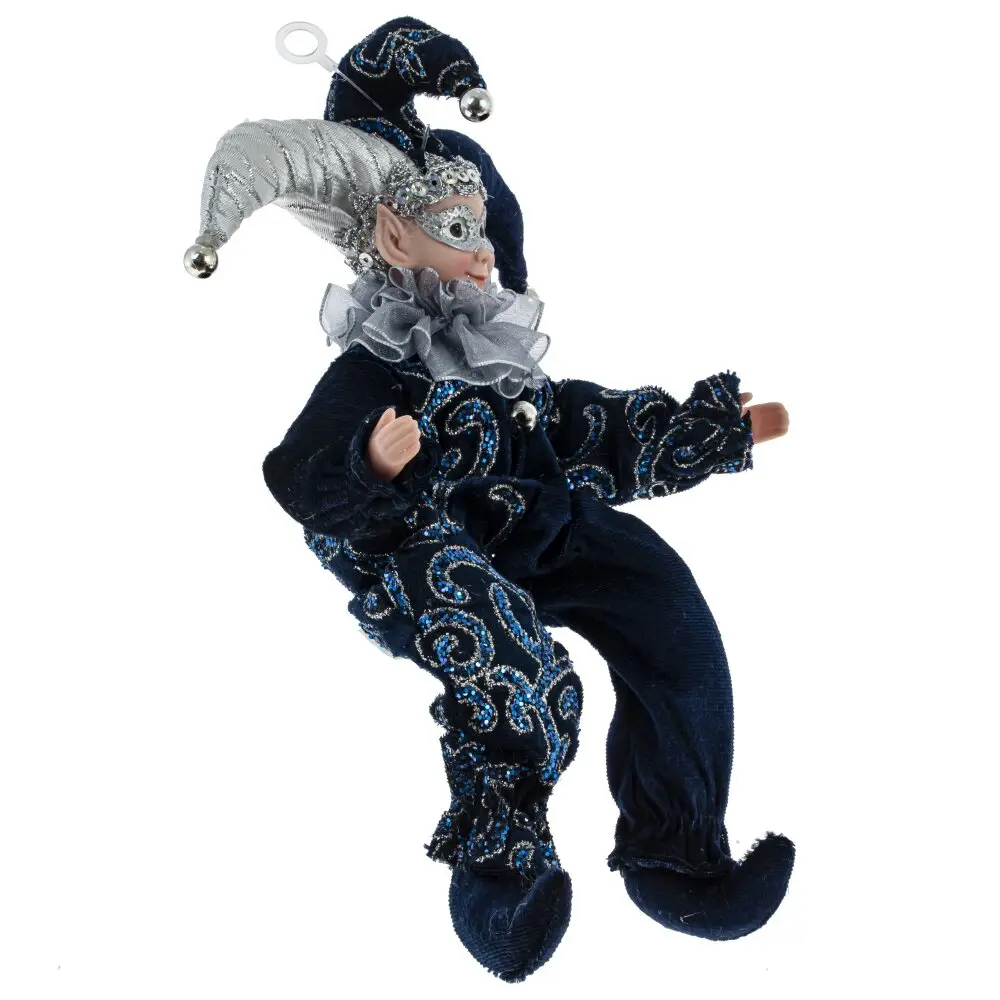 Новогодняя фигурка Клоун 791565 30 см синий Santreyd STLM-2125153 - Вид №1