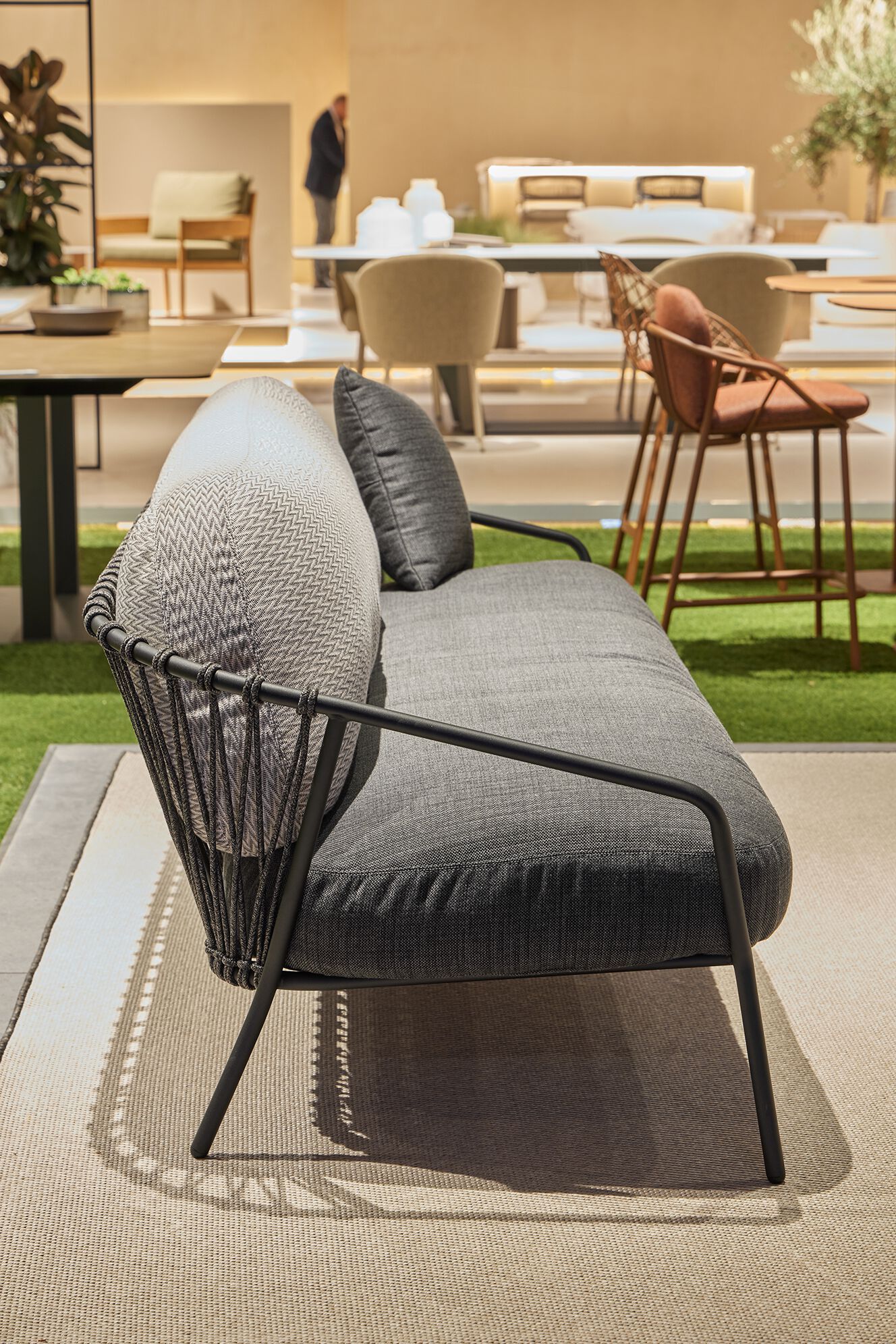 2-местный садовый диван из нержавеющей стали MUSOLA Baga ARCH-00103043 - Вид №4