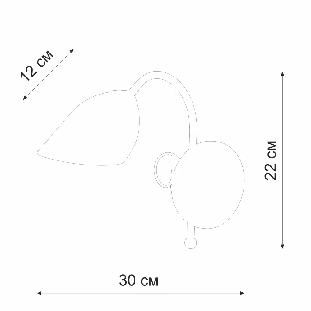 Настенный светильник бра Vitaluce Брауни 1 лампа 3м² Е14 цвет коричневый матовый STLM-2089614 - Вид №9